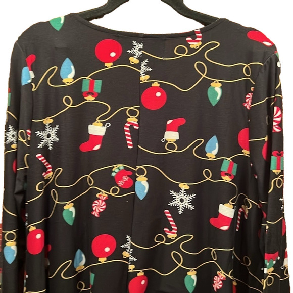 With Love Dercl Nightgown, Size 2X, NWOT, PTP 23”, L39”, 3/4 sleeve, very soft - Picture 5 of 6